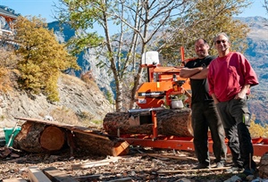 Pilana u francuskim Alpima: lepota drva u svakom projektu